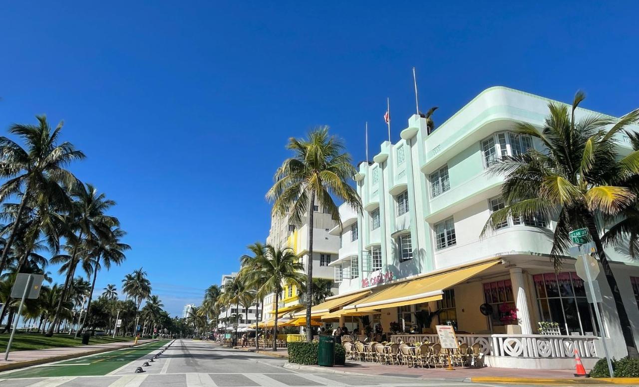 Beachfront Apt In Carlyle Hotel On Ocean Drive マイアミビーチ エクステリア 写真